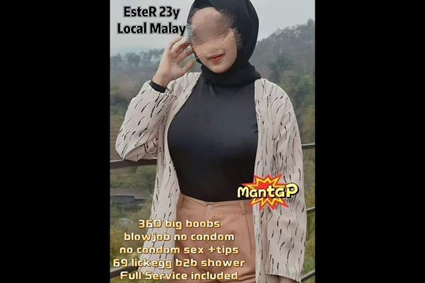 Ester Local Malay Penang Escort Girl Simpang Ampat